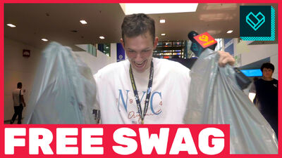What Happens If you Go to a Massive Convention and Say Yes to ALL of the Swag?