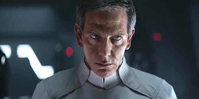 Ben Mendlesson as Director Orson Krennic in Rouge One: A Star Wars Story