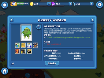 Grassy Wizard Bloons Wiki Fandom