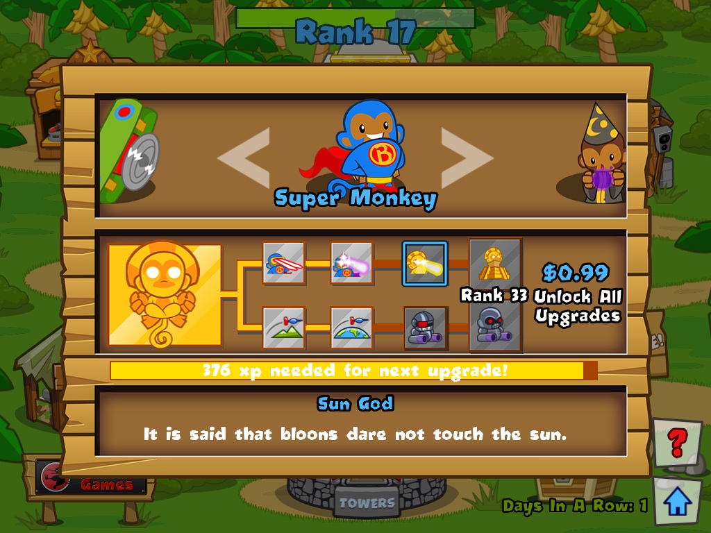 Sun God Bloons Td 4