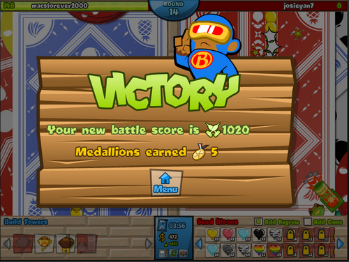 bloons lolol ima victories