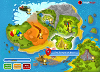 The Temple of Bloon Map
