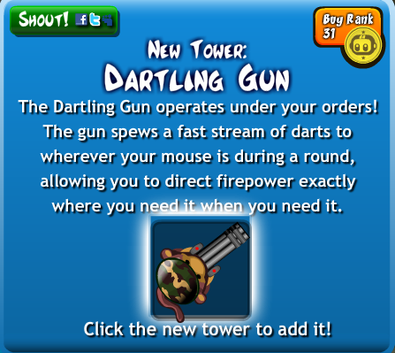 Dartling Gun Bloons Wiki Fandom
