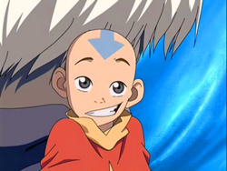Aang looking innocent