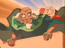 Aang and King Bumi