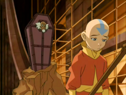 Aang talks with Bumi
