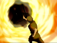 Zuko attacks Aang