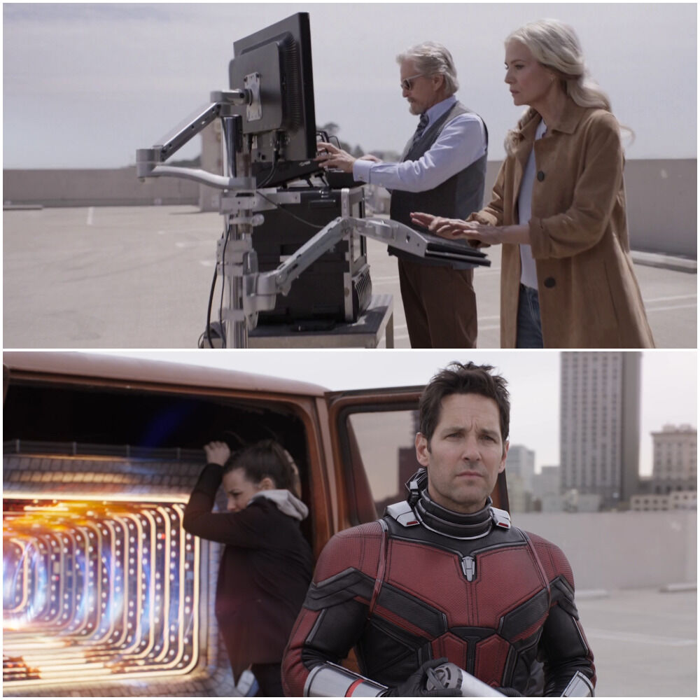 The Pyms prepare to send Scott Lang into the Quantum Realm in &amp;amp;amp;amp;quot;Ant-Man and the Wasp&amp;amp;amp;amp;quot;