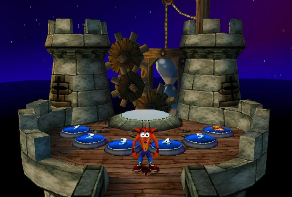 crash bandicoot warped warp gate