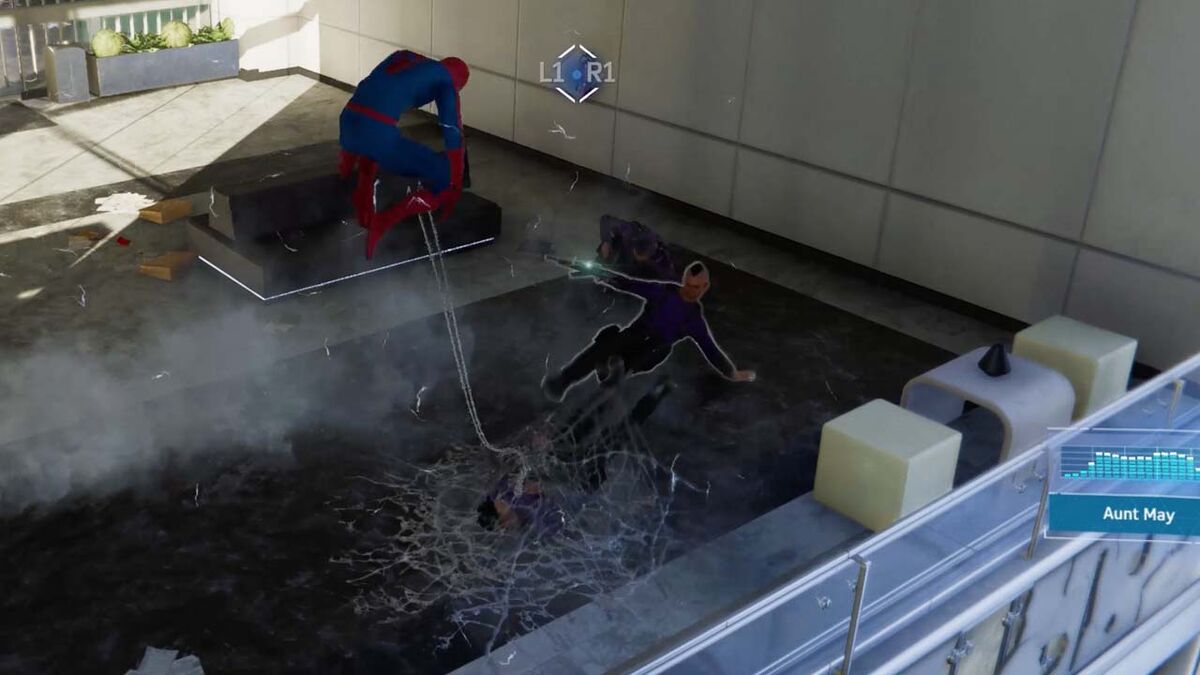 Web Shooter Spider-Man PS4 combat gameplay 2018