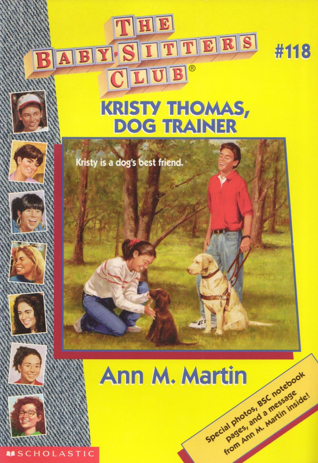 kristy thomas dog trainer the baby sitters club wiki fandom