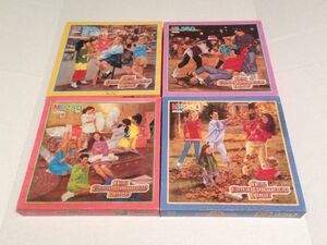 All four BSC jigsaw puzzles in boxes