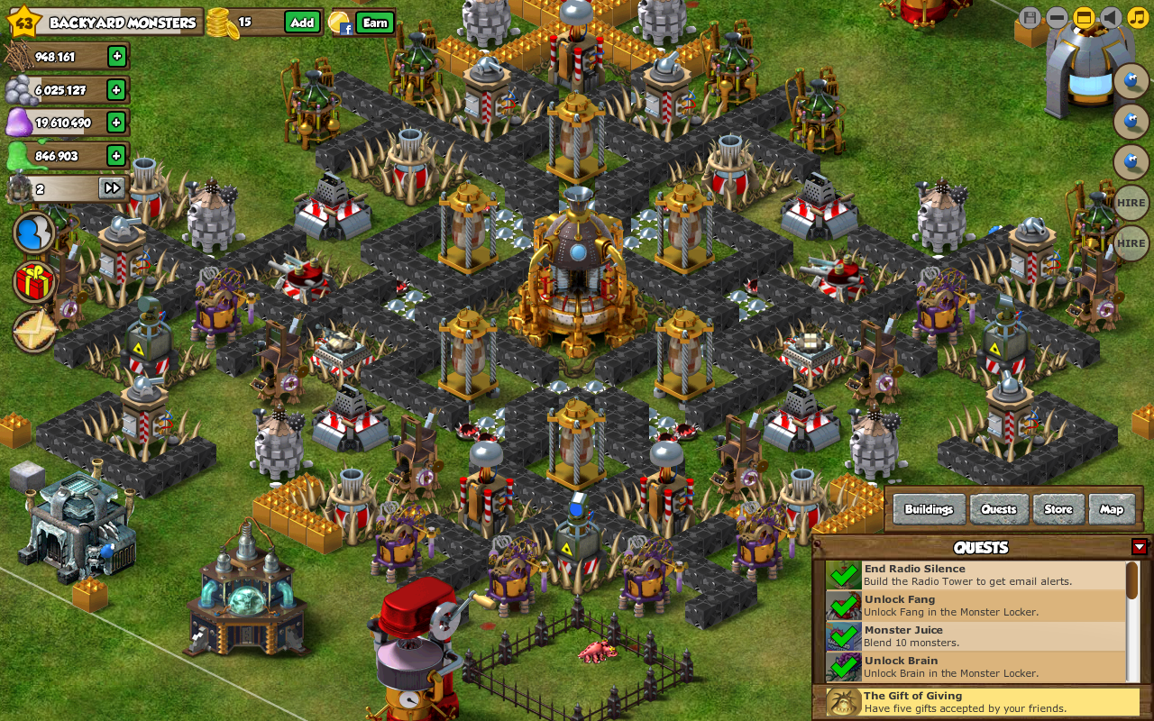 backyard monsters town hall