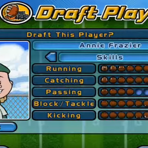 Backyard football game Backyard football game