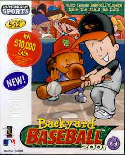 Backyard Baseball 2001 Cover