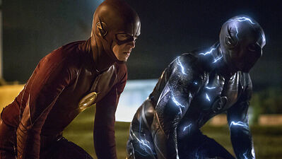 Barry and Zoom in 'The Flash' Finale