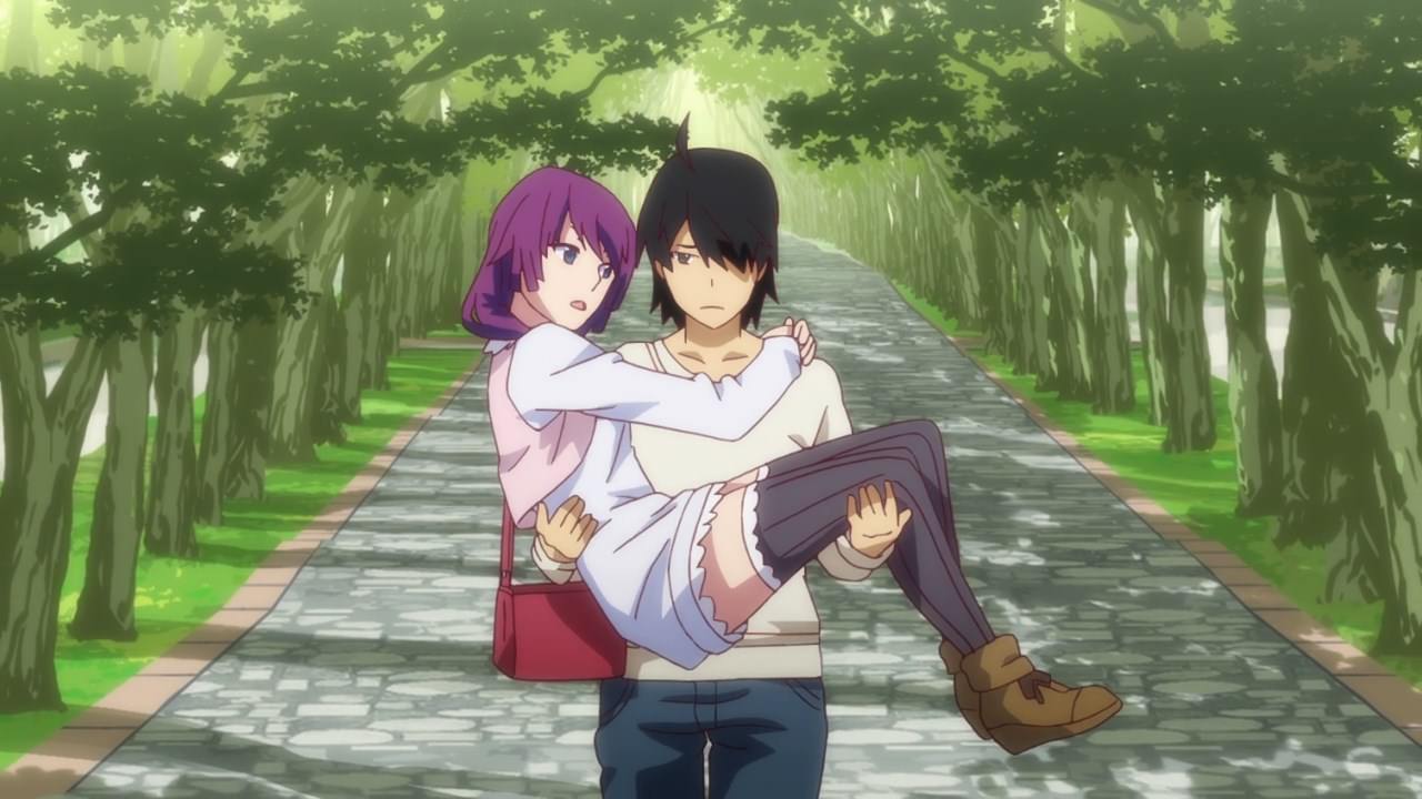 Owarimonogatari Episode 17 Hitagi Rendezvous Part 2