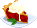 Oven-Cherry Pie plate