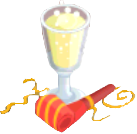 Drink Mixer-Sparkling Cider plate