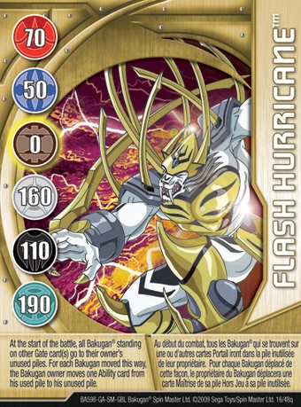 bakugan flip cards