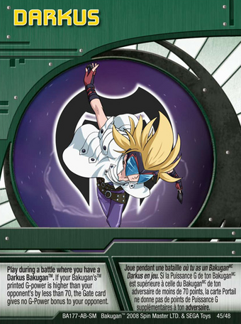 Darkus Card Bakugan Wiki Fandom