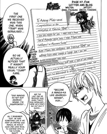 Fan Letter And Blog Bakuman Wiki Fandom