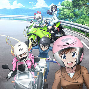 anime girl motorbike