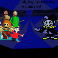 Baldis Basics Vs Jevil Baldi S Basics Fanon Wiki Fandom