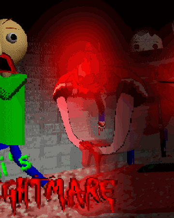 Baldi S Nightmare Baldi S Basics Fanon Wiki Fandom