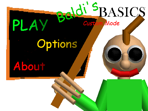 Baldi S Basics Custom Mode Baldi S Basics Fanon Wiki Fandom