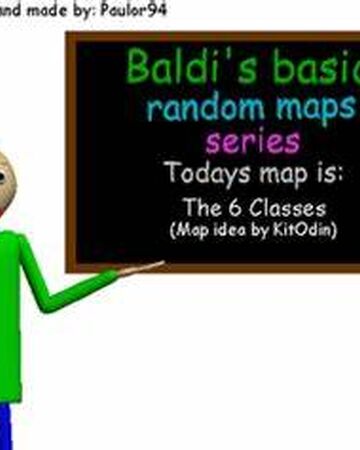 Baldi S Basics The Random Map Series Baldi Mod Wiki Fandom - roblox baldi basics mod