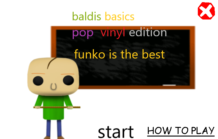 baldi's basics pop figure