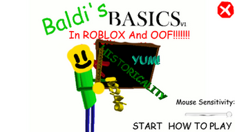 Baldis Basics In Roblox And Oof Baldi Mod Wiki Fandom - baldis basics in roblox and oof