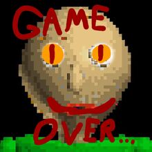 Game Over Screen The Eeveelution Master Baldi S Basics In