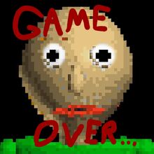 Game Over Screen The Eeveelution Master Baldi S Basics In