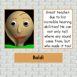 baldis basics poster