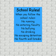 SchoolRulesPoster