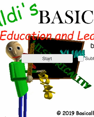 Baldi S Basics In Education And Learning Development Build