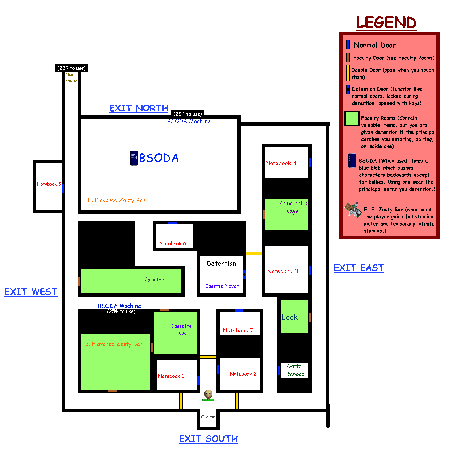 Map | Baldi's Basics In Education & Learning Wiki | FANDOM powered by Wikia