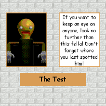 The Test Baldi S Basics Random Map Series Wiki Fandom