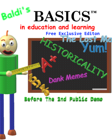 Baldi S Better Basics 1 90 Baldi S Basics Roblox Wiki Fandom - bizarre baldi baldi s basics roblox wiki fandom