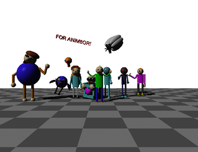 All Anim8or Characters In Free Exclusive Edition Baldi S Basics Roblox Wiki Fandom - roblox old baldi models