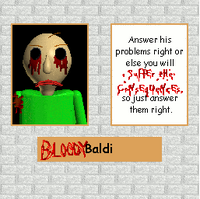Bloody Baldi Baldi S Basics Roblox Wiki Fandom