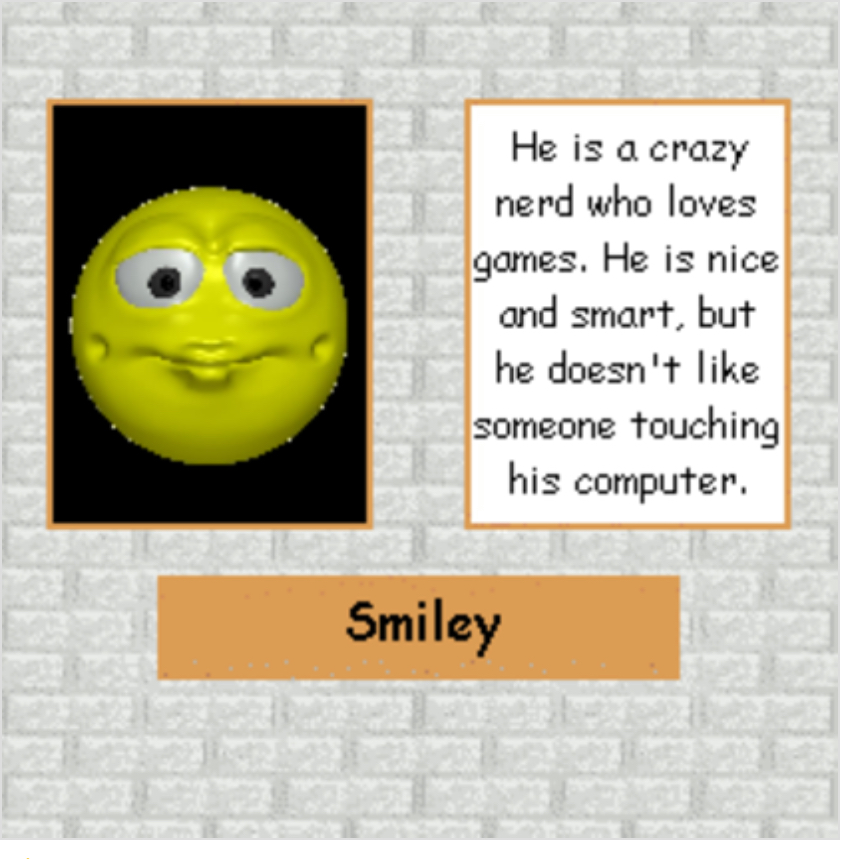 Smiley Baldi S Basics Roblox Wiki Fandom - baldis basics multiplayer baldis basics roblox wiki