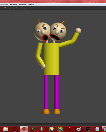 Two Headed Guy That Does Kill You Baldi S Basics Roblox Wiki