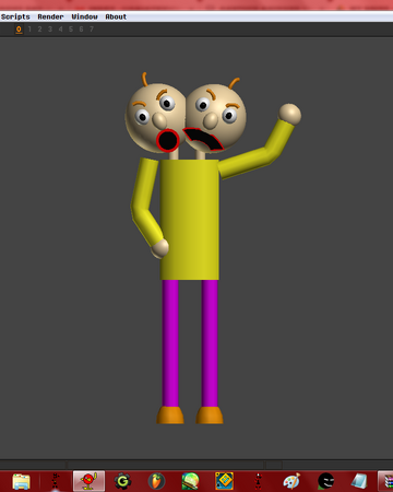 Two Headed Guy That Does Kill You Baldi S Basics Roblox Wiki Fandom - roblox baldi script module