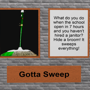 Gotta Sweep Baldi S Basics Roblox Wiki Fandom - da cool brooms roblox
