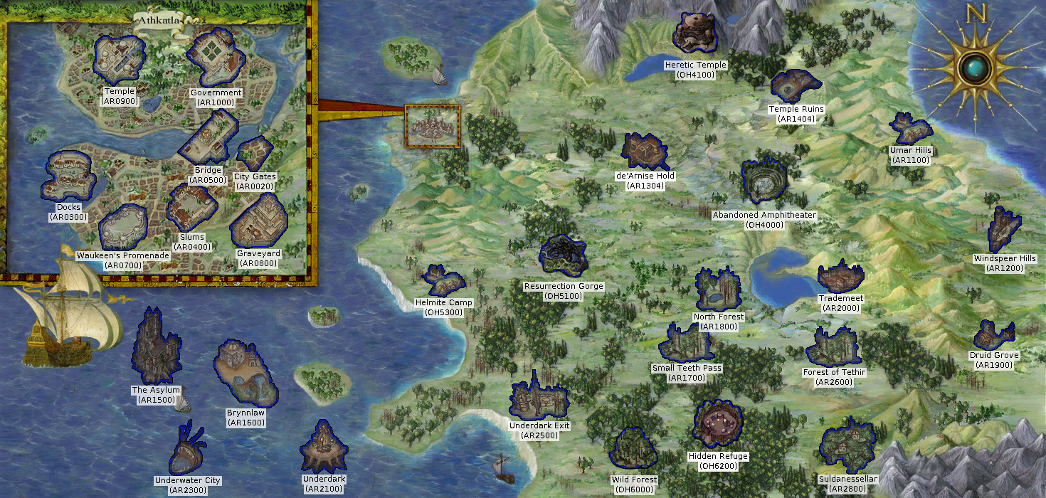 Baldurs Gate 2 World Map World Map | Baldur's Gate Wiki | Fandom