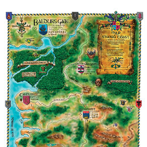 World Map Baldur S Gate Wiki Fandom