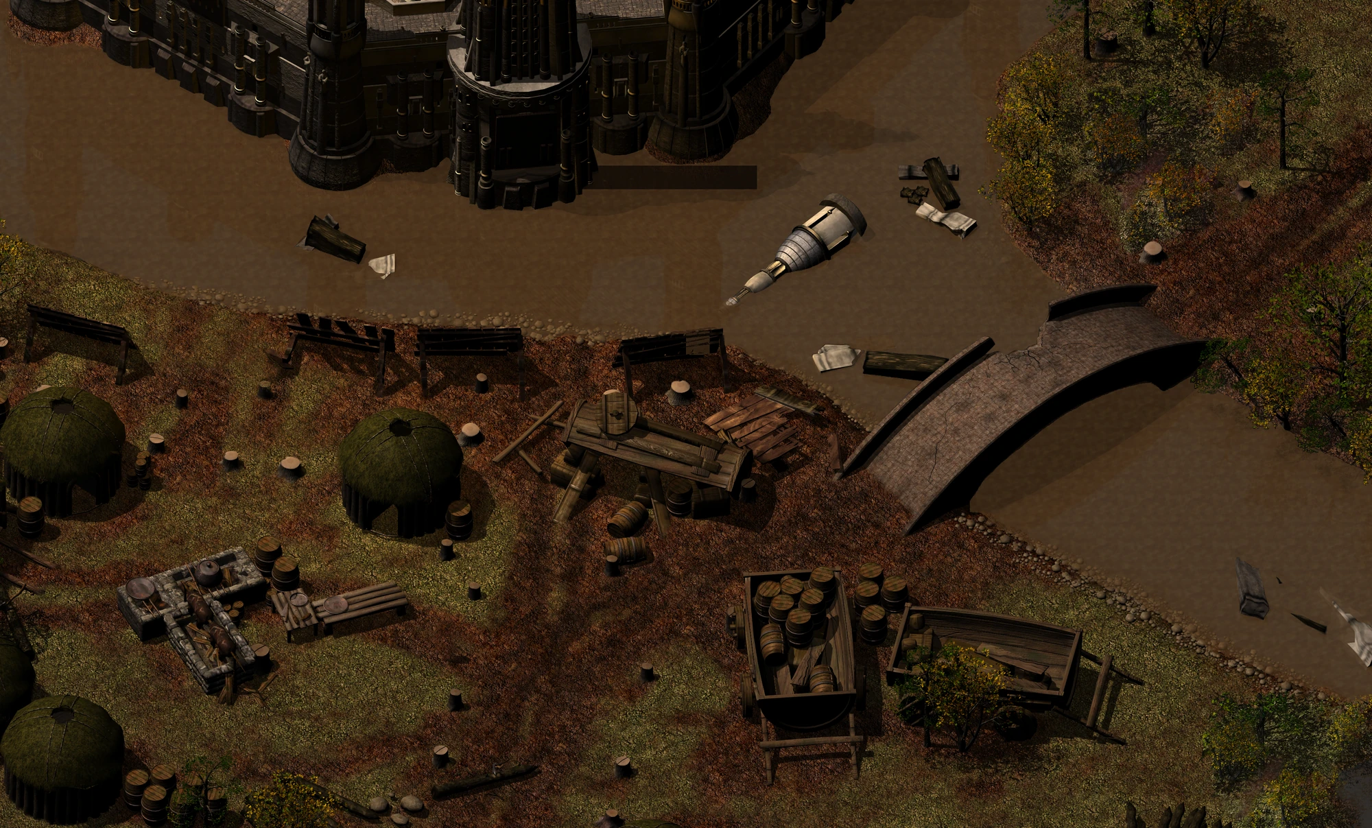 южная застава на перекрестке baldur s